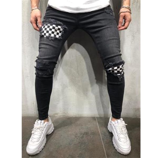 mens hole jeans fashion trend spring light washed zipper pocket pencil pants spring male new high street elasticity plus size trousers, Blue
mens hole jeans fashion trend spring light washed zipper pocket pencil pants spring male new high street elasticity plus size trousers, Blue