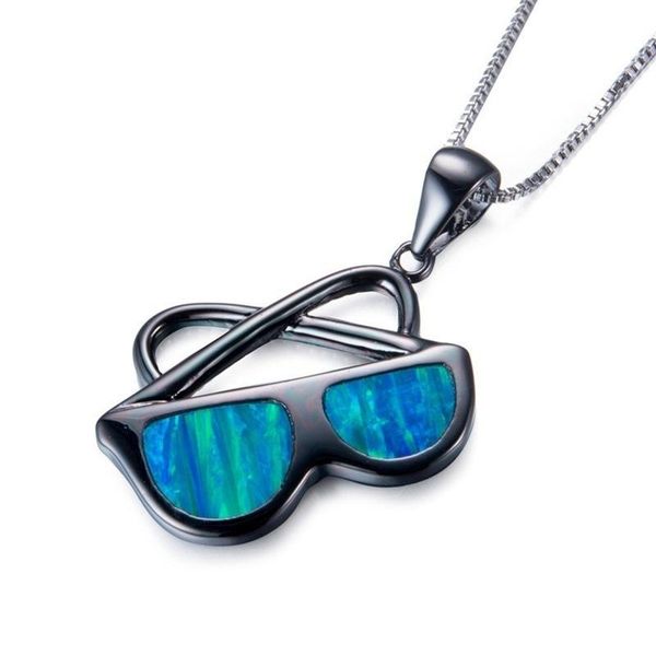 pendant necklaces fashion vintage punk glasses sunglasses eye wears chain necklace blue imitation opal for women boho jewelry, Silver
pendant necklaces fashion vintage punk glasses sunglasses eye wears chain necklace blue imitation opal for women boho jewelry, Silver