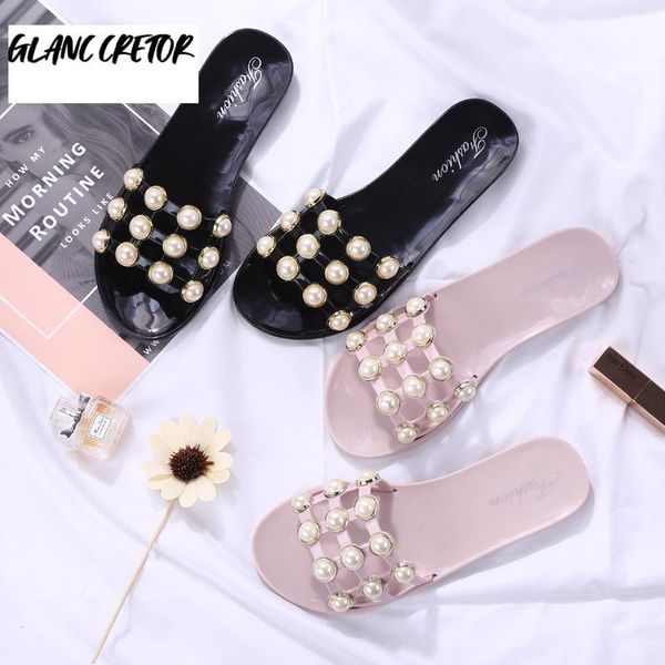 slippers 2021 colorful wear crystal beach pearl women's korean version flat anti-slip women shoes slipper, Black
slippers 2021 colorful wear crystal beach pearl women's korean version flat anti-slip women shoes slipper, Black