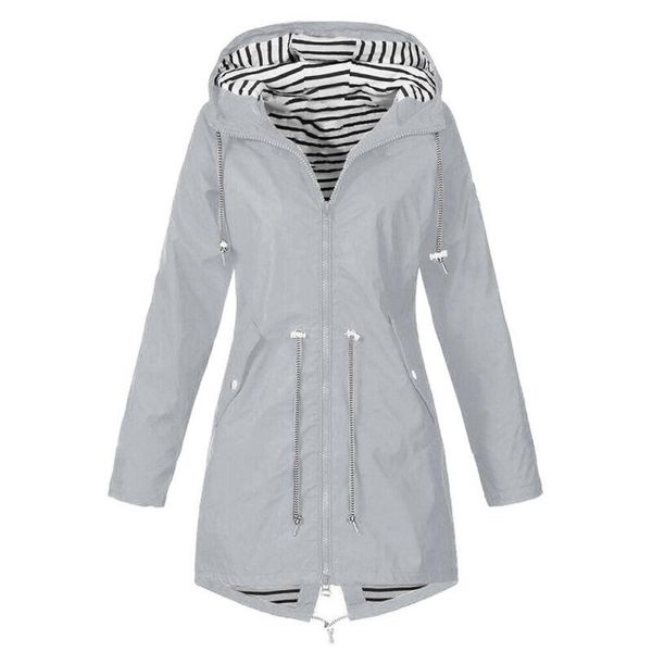 women's jackets autumn winter women windproof long hooded waist tightening with zip thin outwear multi color outdoor coat, Black;brown
women's jackets autumn winter women windproof long hooded waist tightening with zip thin outwear multi color outdoor coat, Black;brown