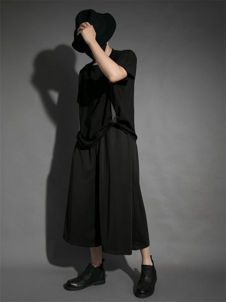 men's pants summer hair stylist dark yamamoto style trend super loose bell bottoms culottes casual cropped, Black
men's pants summer hair stylist dark yamamoto style trend super loose bell bottoms culottes casual cropped, Black
