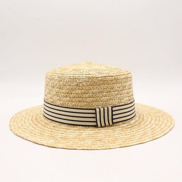 wide brim hats 2021 women natural wheat straw hat ribbon tie 10cm boater beach sun cap lady summer uv protect, Blue;gray
wide brim hats 2021 women natural wheat straw hat ribbon tie 10cm boater beach sun cap lady summer uv protect, Blue;gray