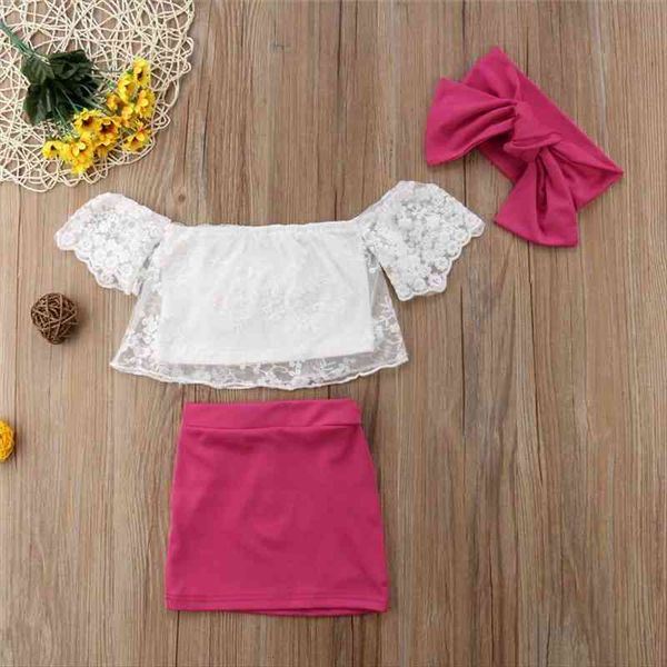 kids baby girl outfits solid color off shoulder lace tank shirt high waist red skirts fashion summer set, White
kids baby girl outfits solid color off shoulder lace tank shirt high waist red skirts fashion summer set, White
