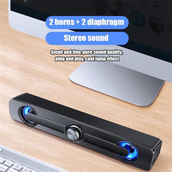 mini speakers computer tv sound bar usb wired / wireless bluetooth-compatible home surround with 3.5mm audio plug for pc laptop
mini speakers computer tv sound bar usb wired / wireless bluetooth-compatible home surround with 3.5mm audio plug for pc laptop