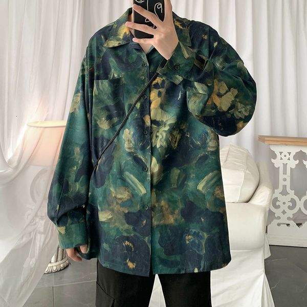 2021 new autumn flower men's fashion retro casual shirts men streetwear wild loose korean long sleeve mens shirt -2xl yiv9, White;black
2021 new autumn flower men's fashion retro casual shirts men streetwear wild loose korean long sleeve mens shirt -2xl yiv9, White;black