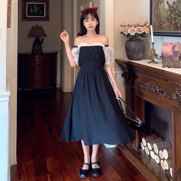 casual dresses elegant dress women french solid sweet square collar puff sleeve lace-up midi party vestido sundress, Black;gray
casual dresses elegant dress women french solid sweet square collar puff sleeve lace-up midi party vestido sundress, Black;gray