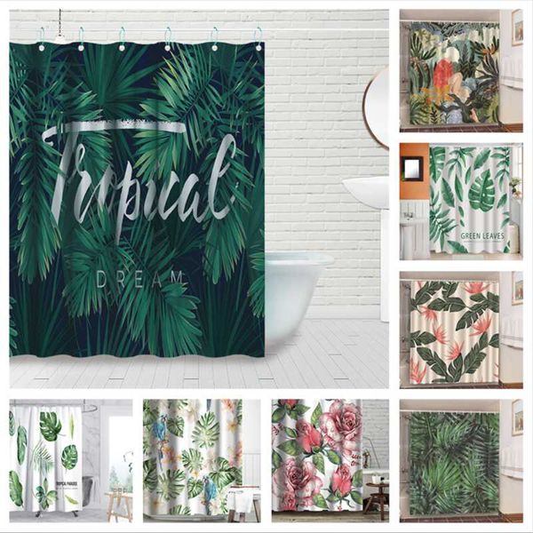 shower curtains tropical green plant leaf palm cactus bathroom curtain frabic waterproof polyester with hooks
shower curtains tropical green plant leaf palm cactus bathroom curtain frabic waterproof polyester with hooks
