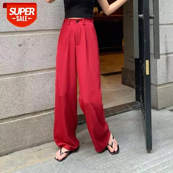 2020 red straight pants vintage street high waist pants women solid black trousers plus size 2020 maxi chic loose wide leg #mv5a, Black;white
2020 red straight pants vintage street high waist pants women solid black trousers plus size 2020 maxi chic loose wide leg #mv5a, Black;white