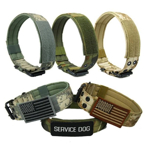 dog collars & leashes adjustable nylon tactical collar with 2 rows buckle and leash ring for training army
dog collars & leashes adjustable nylon tactical collar with 2 rows buckle and leash ring for training army