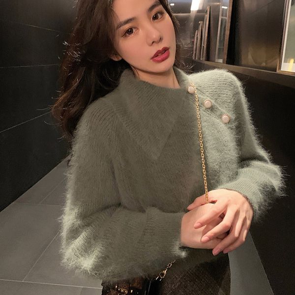 2021 new female sweater women winter pullover knitting overszie long sleeve girls loose sweaters knitted outerwear thin r83p, White;black
2021 new female sweater women winter pullover knitting overszie long sleeve girls loose sweaters knitted outerwear thin r83p, White;black