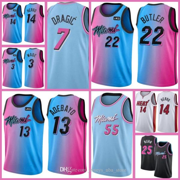 2021 new edition jersey miami heats jimmy 22 butler bam 13 adebayo tyler 14 herro dwyane 3 wade kendrick 25 nunn goran men dragic, Black;red
2021 new edition jersey miami heats jimmy 22 butler bam 13 adebayo tyler 14 herro dwyane 3 wade kendrick 25 nunn goran men dragic, Black;red