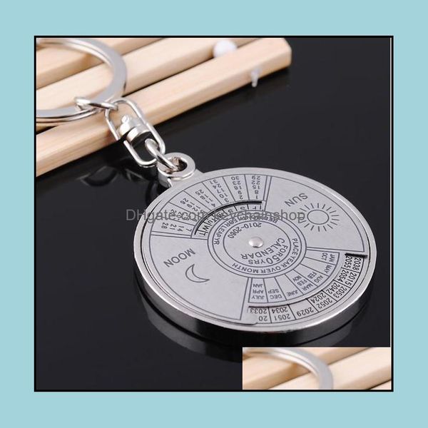 keychains fashion aessories 50 years perpetual calendar keyring keychain sier alloy key chain ring drop delivery 2021 y19ry, Silver
keychains fashion aessories 50 years perpetual calendar keyring keychain sier alloy key chain ring drop delivery 2021 y19ry, Silver