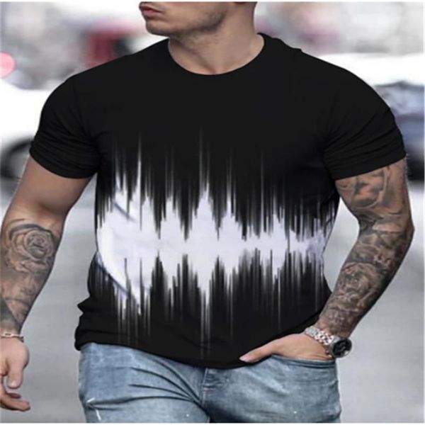 men's t-shirts black and white 3d printing t-shirt 2021 fashion casual line drawing, White;black
men's t-shirts black and white 3d printing t-shirt 2021 fashion casual line drawing, White;black