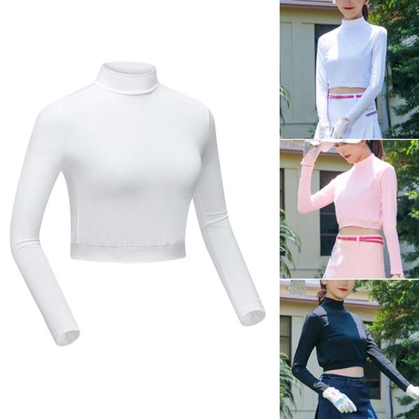 women's polos golfs sunscreen clothing ice silks long sleeved quick dry sweat absorbent breathable short shirt for outdoor d88, White
women's polos golfs sunscreen clothing ice silks long sleeved quick dry sweat absorbent breathable short shirt for outdoor d88, White