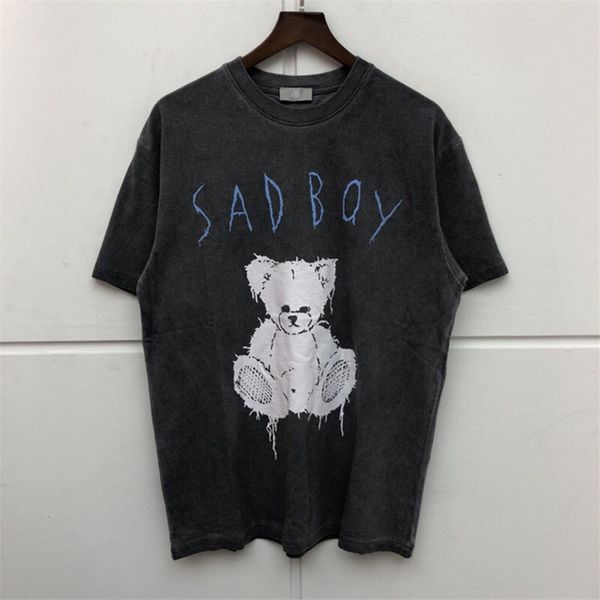 2021 new ss novo chegou vero estilo triste menino urso lavado fazer velho camiseta das mulheres dos homens cinza t c0f3, White
2021 new ss novo chegou vero estilo triste menino urso lavado fazer velho camiseta das mulheres dos homens cinza t c0f3, White