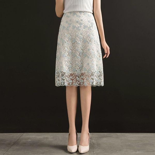 skirts 2021 women summer vintage plus size lace skirt elegant office casual women's knee-length high waist a-line y233, Black
skirts 2021 women summer vintage plus size lace skirt elegant office casual women's knee-length high waist a-line y233, Black