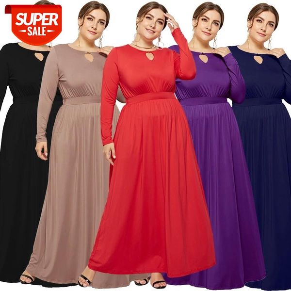 women's solid color casual dress 2020 autumn new fashion loose round neck show thin long dress high waist plus size ankle length #f68e, White;black
women's solid color casual dress 2020 autumn new fashion loose round neck show thin long dress high waist plus size ankle length #f68e, White;black