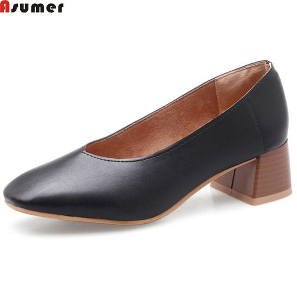 dress shoes asumer plus size 32-46 fashion spring autumn women square toe shallow ladies pumps heel simple high heels, Black
dress shoes asumer plus size 32-46 fashion spring autumn women square toe shallow ladies pumps heel simple high heels, Black