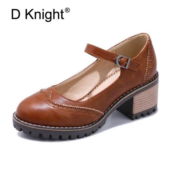 dress shoes women pumps plus size 34-43 oxford for fashion office lady mary janes round toe sqaure high heels woman brogue, Black
dress shoes women pumps plus size 34-43 oxford for fashion office lady mary janes round toe sqaure high heels woman brogue, Black