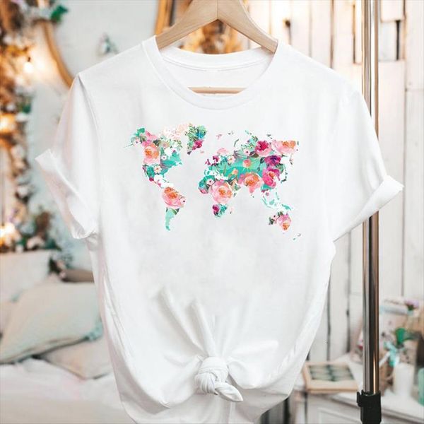 graphic short sleeve floral womens travel flower clothing cartoon summer fashion print female clothes tees t shirt, White
graphic short sleeve floral womens travel flower clothing cartoon summer fashion print female clothes tees t shirt, White
