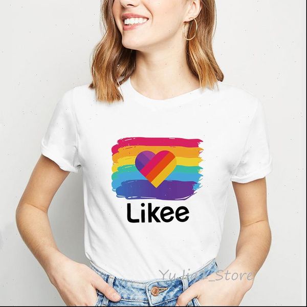 rainbow love likee t shirt women fashion 2021 summer clothes lovely lady girl female t shirt graphic tees tumblr 90s tshirt, White
rainbow love likee t shirt women fashion 2021 summer clothes lovely lady girl female t shirt graphic tees tumblr 90s tshirt, White