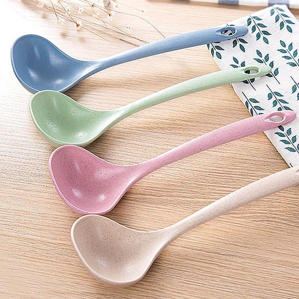 spoons 1pcs tableware wheat straw rice ladle 4 colors long handle soup spoon meal dinner scoops kitchen supplies cooking tool u3
spoons 1pcs tableware wheat straw rice ladle 4 colors long handle soup spoon meal dinner scoops kitchen supplies cooking tool u3