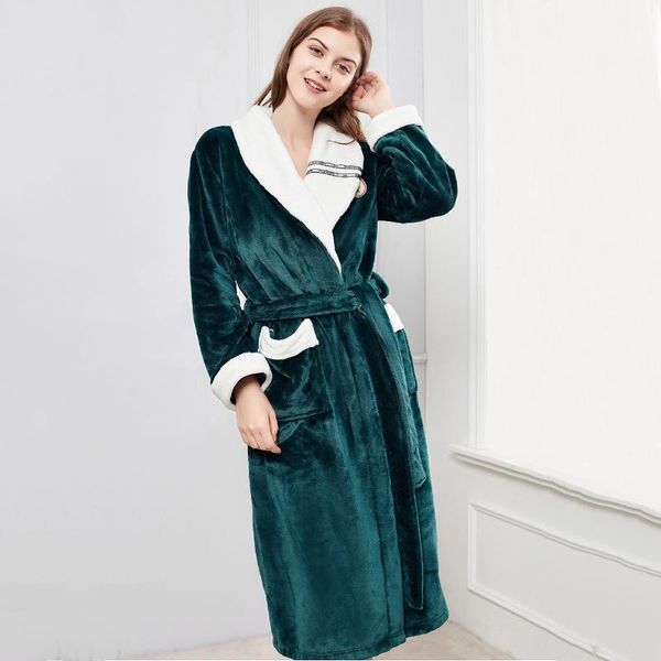 women's sleepwear coral fleece thicken bathrobe women warm nightwear winter kimono gown nightdress soft homewear intimate lingerie, Black;red
women's sleepwear coral fleece thicken bathrobe women warm nightwear winter kimono gown nightdress soft homewear intimate lingerie, Black;red