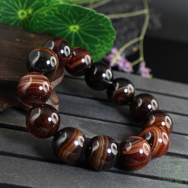 bangle natural high-quality raw ore dream wrapped agate big pearl bracelet men's and women's money hand string round bead crystal, Black
bangle natural high-quality raw ore dream wrapped agate big pearl bracelet men's and women's money hand string round bead crystal, Black