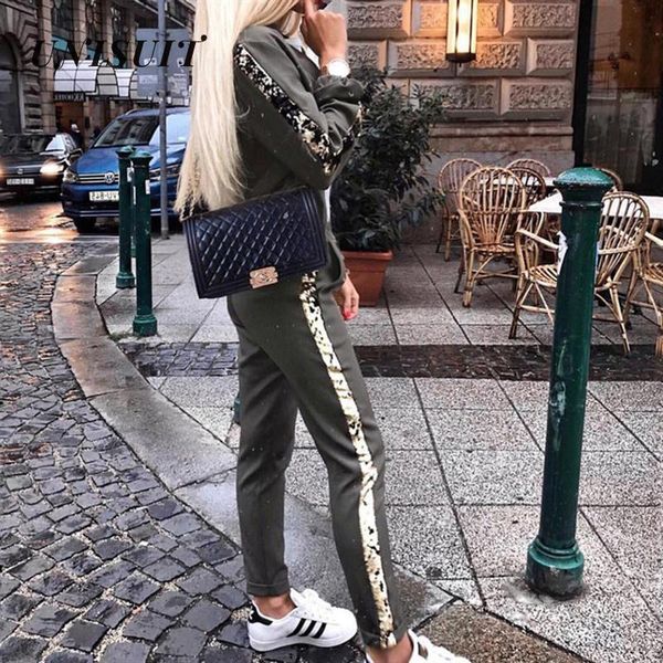 women's two piece pants european and american 2021 autumn style fashion casual clothing sequin stitching jacket trousers fitness sports, White
women's two piece pants european and american 2021 autumn style fashion casual clothing sequin stitching jacket trousers fitness sports, White