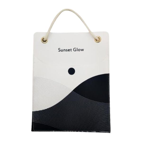 leather wall hanging storage bag fashion storage pouch wall sundries holder for home behind door (black and white lines)
leather wall hanging storage bag fashion storage pouch wall sundries holder for home behind door (black and white lines)