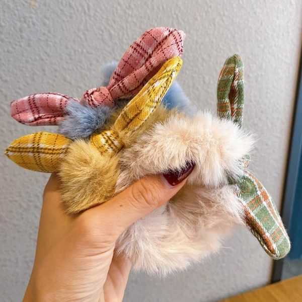 new children cute sweet soft plaid bow faux fur elastic hair bands girls colorful scrunchies rubber bands kids hair accessories, Slivery;white
new children cute sweet soft plaid bow faux fur elastic hair bands girls colorful scrunchies rubber bands kids hair accessories, Slivery;white