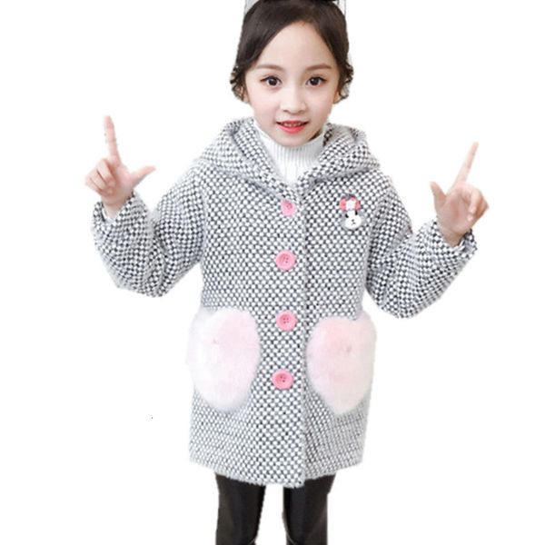 2021 new children jacket blend outerwear for girls hood wool coat elegant baby winter clothes with applique heart patches dr4r, Blue;gray
2021 new children jacket blend outerwear for girls hood wool coat elegant baby winter clothes with applique heart patches dr4r, Blue;gray