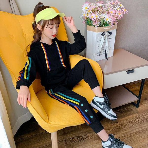 clothing sets kids girls spring fall sports suits for 3-13 years hoodie cotton sweatshirt+colorblock striped pants set fashion school unifor, White
clothing sets kids girls spring fall sports suits for 3-13 years hoodie cotton sweatshirt+colorblock striped pants set fashion school unifor, White