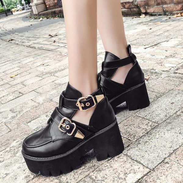 sandals bonjomarisa ins female solid buckle platform high heel women cool fashion punk gothic shoes woman, Black
sandals bonjomarisa ins female solid buckle platform high heel women cool fashion punk gothic shoes woman, Black