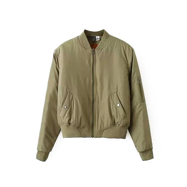 women's jackets fashion quilting quilted army green bomber jacket short thin padded coat pilots outerwear, Black;brown 
women's jackets fashion quilting quilted army green bomber jacket short thin padded coat pilots outerwear, Black;brown