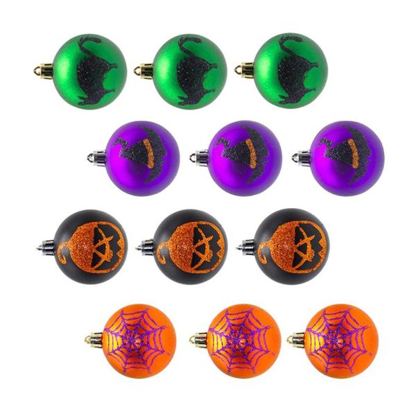 party favor 12 pcs decorative balls painted multipurpose pendants 
party favor 12 pcs decorative balls painted multipurpose pendants