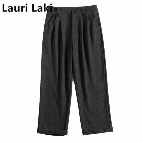 women's pants & capris lauri laki harem women winter wool warm trousers mujer 2021 solid vintage high waist straight plus size elegant, Black;white
women's pants & capris lauri laki harem women winter wool warm trousers mujer 2021 solid vintage high waist straight plus size elegant, Black;white