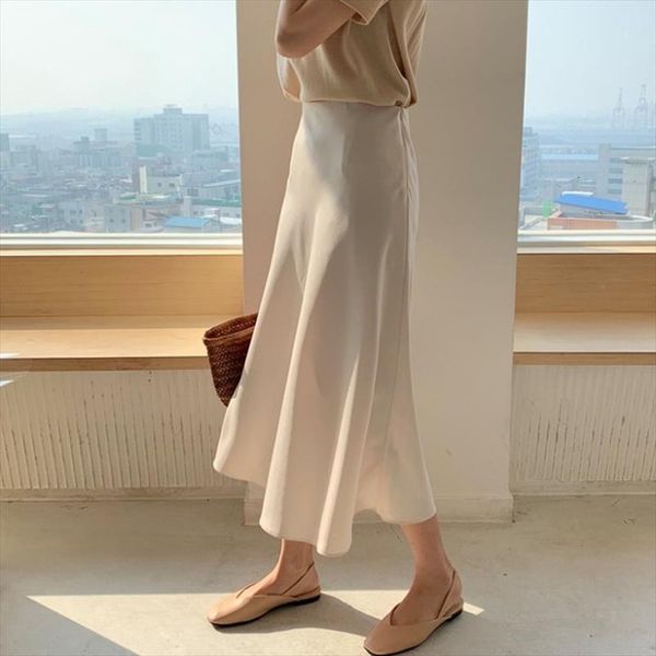 summer temperament slim plus size womens skirts high waist apricot silk mermaid women pleated faldas mujer korean fashion black pink
summer temperament slim plus size womens skirts high waist apricot silk mermaid women pleated faldas mujer korean fashion black pink