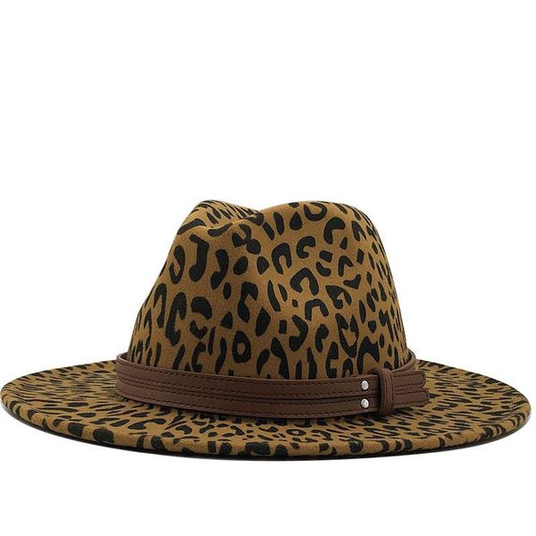 wide brim hats leopard spring autumn women's cap for men fedoras 2021 vintage felt bowler round jazz hat european american wholesale, Blue;gray
wide brim hats leopard spring autumn women's cap for men fedoras 2021 vintage felt bowler round jazz hat european american wholesale, Blue;gray