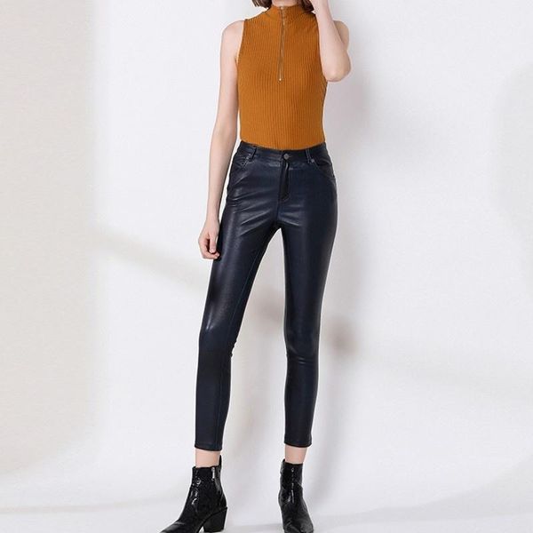 women's pants & capris quality high womens genuine leather stretch skinny office lady fashion pockets waist sheepskin pencil, Black;white
women's pants & capris quality high womens genuine leather stretch skinny office lady fashion pockets waist sheepskin pencil, Black;white
