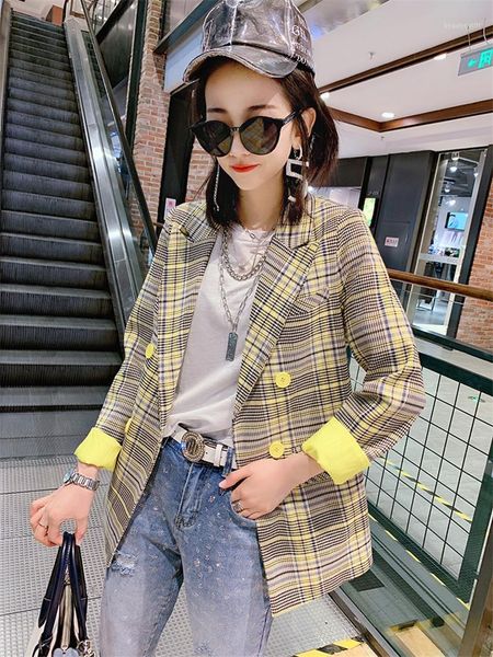 spring autumn blazer 2021 pattern double-breasted slim long-sleeved blazers suit female chic retro casual jackets g196 women's suits &, White;black
spring autumn blazer 2021 pattern double-breasted slim long-sleeved blazers suit female chic retro casual jackets g196 women's suits &, White;black