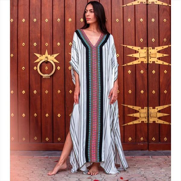 quick-drying polyester printed robe casual beach dress kimonos beach kaftan long dress bikini cover up sarong pareo wear, White;black
quick-drying polyester printed robe casual beach dress kimonos beach kaftan long dress bikini cover up sarong pareo wear, White;black