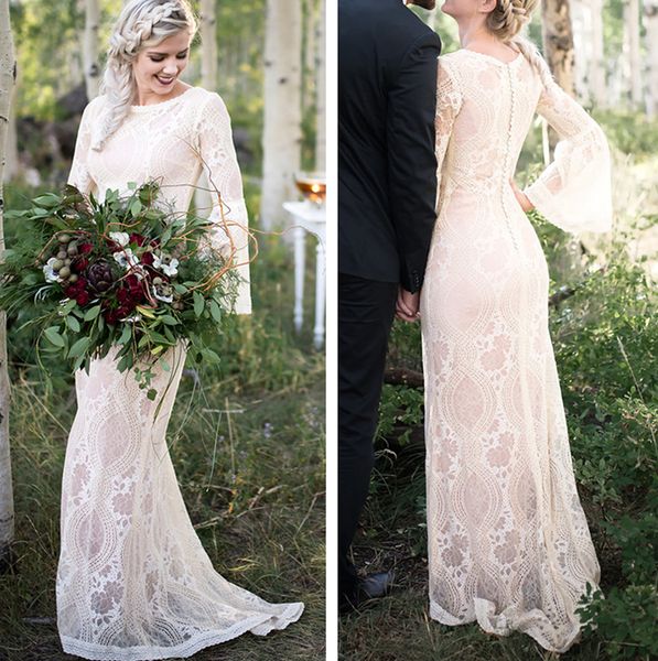 hipple lace beach boho wedding dresses 2021 bell long sleeve bridal gowns rustic country style bohemian wedding dress engagement vestidos, White
hipple lace beach boho wedding dresses 2021 bell long sleeve bridal gowns rustic country style bohemian wedding dress engagement vestidos, White