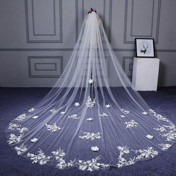 bridal veils white cathedral wedding long lace edge veil with comb accessories bride, Black
bridal veils white cathedral wedding long lace edge veil with comb accessories bride, Black