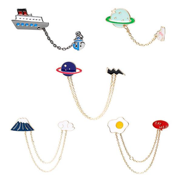 pins, brooches japanese cartoon children brooch planet lapel pin cloud chain badge cute student omelette wheel jewelry for women gift, Gray
pins, brooches japanese cartoon children brooch planet lapel pin cloud chain badge cute student omelette wheel jewelry for women gift, Gray