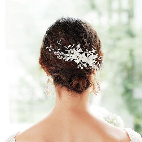 hair clips & barrettes silver color pearl flowers wedding combs head jewel for bridal flower headpiece women accessories, Golden;silver
hair clips & barrettes silver color pearl flowers wedding combs head jewel for bridal flower headpiece women accessories, Golden;silver