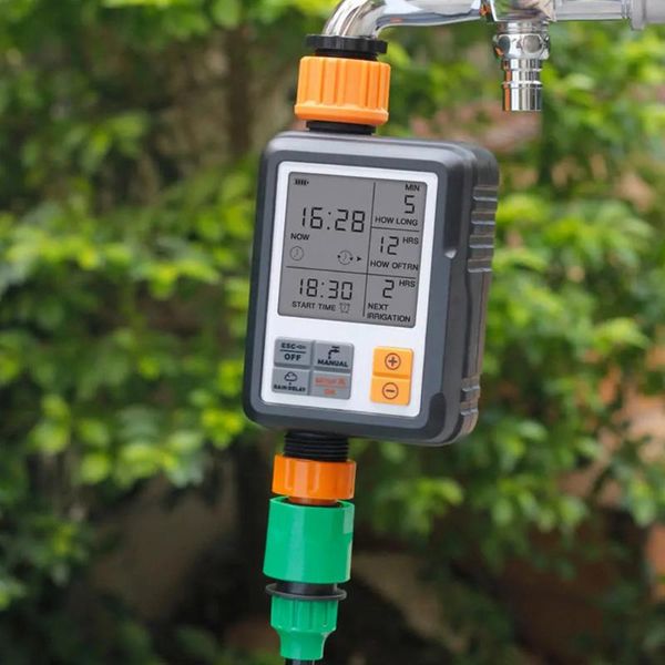 garden automatic irrigation watering timer 3 inch lcd display sprinkler controller electronic watering controller garden tools
garden automatic irrigation watering timer 3 inch lcd display sprinkler controller electronic watering controller garden tools