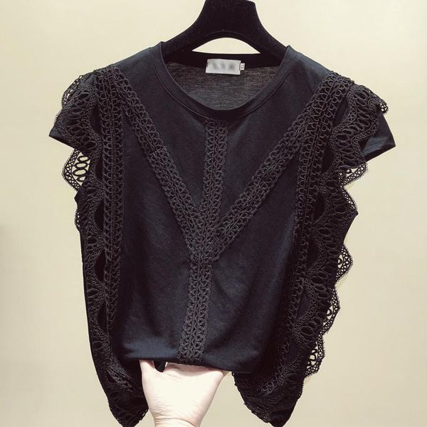 women's blouses & shirts blusas mujer de moda 2021 hollow lace chiffon blouse shirt short sleeve women 3xl 4xl plus size c923, White
women's blouses & shirts blusas mujer de moda 2021 hollow lace chiffon blouse shirt short sleeve women 3xl 4xl plus size c923, White