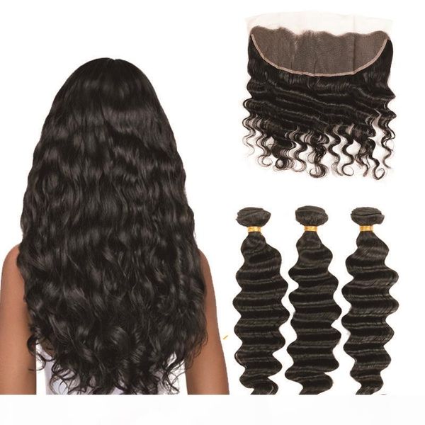 remy human hair peruvian loose deep wave lace frontal closure with bundles 13x4 human hair bundle lace closure 4pcs, Black;brown
remy human hair peruvian loose deep wave lace frontal closure with bundles 13x4 human hair bundle lace closure 4pcs, Black;brown