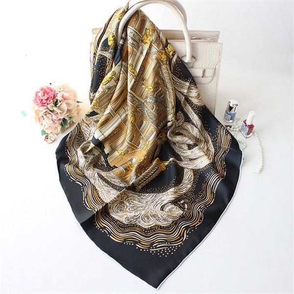 scarves 100% pure silk scarf women babel tower print square wraps head handkerchief wholesale hijabs foulards bandana 90cm, Blue;gray
scarves 100% pure silk scarf women babel tower print square wraps head handkerchief wholesale hijabs foulards bandana 90cm, Blue;gray